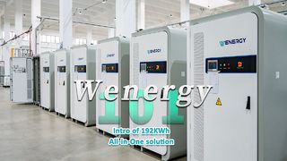 Wenergy192KWh All-in-one BESS Solution Intro - Part 1